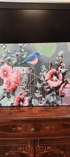 Фотографии готовых работ картин по номерам и алмазной мозаики