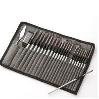 Без бренда «Коробка 50 шт.: Набор кистей для рисования в чехле, премиум набор (23 нейлоновых кисти, 1 мастихин)» в Иркутске