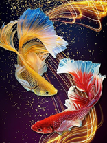 Без бренда «Желтая и красная рыбки (20шт)» в Иркутске