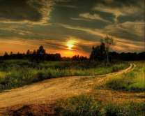 Без бренда «Проселочная дорога на закате» в Иркутске