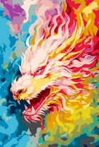 Без бренда «Разноцветный огненный дракон» в Иркутске в интернет-магазине  Без бренда «Разноцветный огненный дракон» в Иркутске