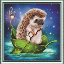 Ежик на лодочке