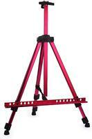 Без бренда «Коробка 25 шт.: Металлический мольберт тренога в чехле, телескопический, красный» в Иркутске