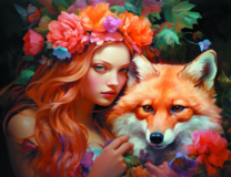 Без бренда «Рыжая девушка и рыжая лисица» в Иркутске