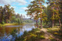 Без бренда «Хвойный лес и река» в Иркутске в интернет-магазине  Без бренда «Хвойный лес и река» в Иркутске