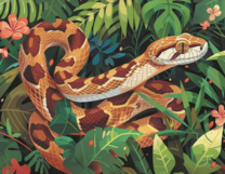 Без бренда «Маисовый полоз в зеленой листве» в Иркутске